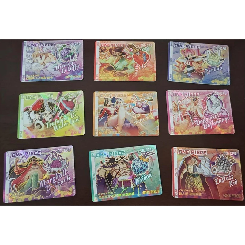 Leka 2 Anime One Piece CFG SIL DFC UR DP Cards Nami Robin Hancock Perona Vivi Reiju Zoro Luffy Sabo Ace Sanji Collection Cards