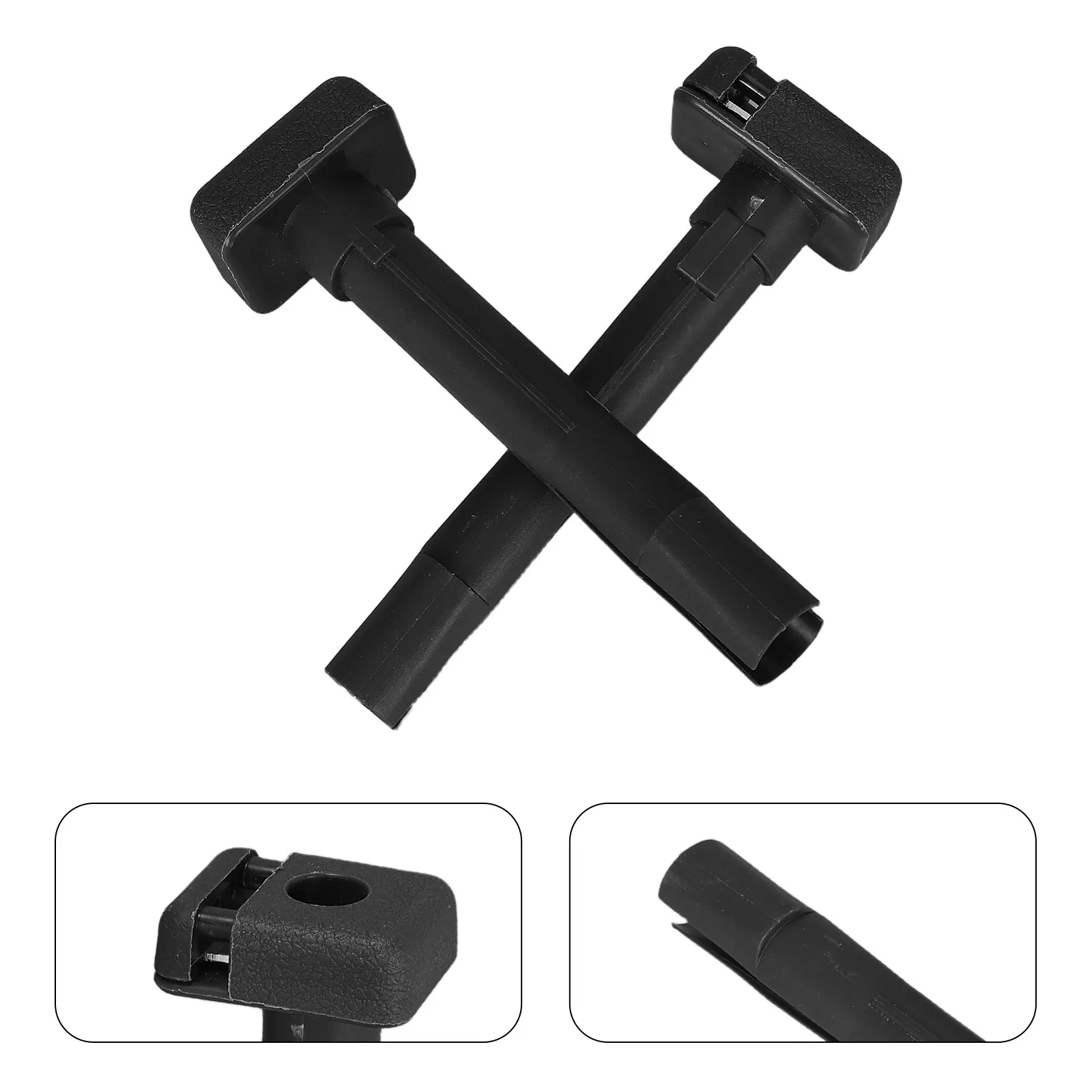 2Pcs Car Seat Headrest Guide Sleeve 10Mm Inner Hole Replacement Plastic Pin Insert Front Rear Seat Headrest Bushing Accessories