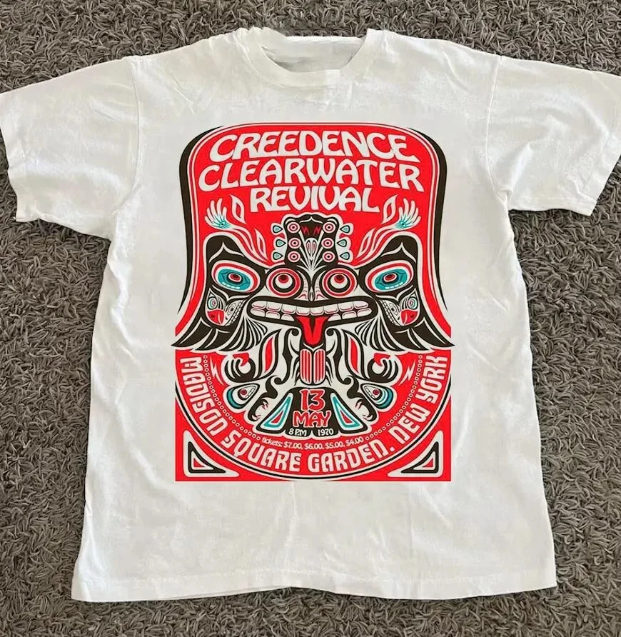 Vintage 1970s Collection Garden Clear-Water-Cree-dence Reval Gift for Fan Tour Concert Album Unisex T-shirt