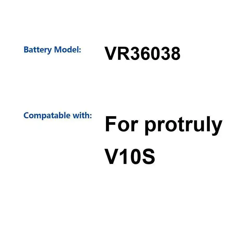 

3160Mah VR36038 For Protruly V10S Mobile Phone Battery High Compatibility
