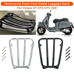 Rear Luggage Rack Support For Vespa GT GTS GTV 60 125 200 250 300 300ie Foot Pedal Luggage Bracket Holder Motorcycle Accessorie