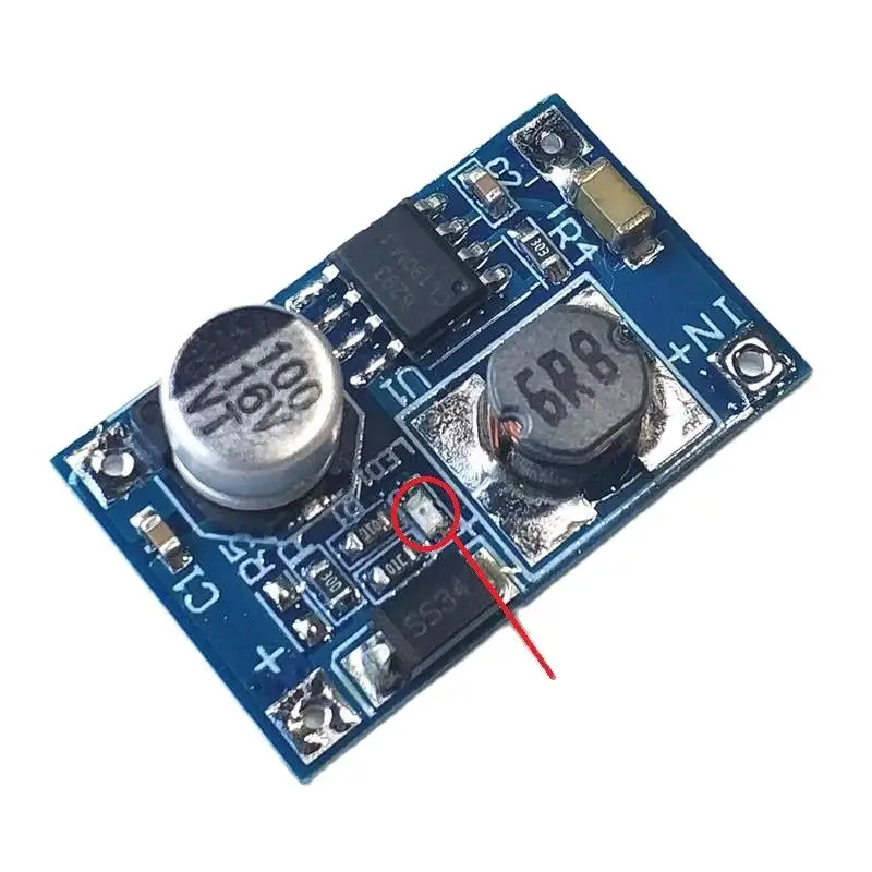 8W high power boost module input 3V-6V to 12V 3.7V lithium battery power bank USB boost board