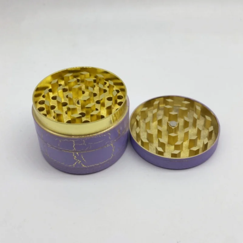 50mm Herbal Crusher Tobacco Grinder Smoke Manual Kitchen Herb Metal 4 Layer Grinders Spice Mill Cigarette Accessories