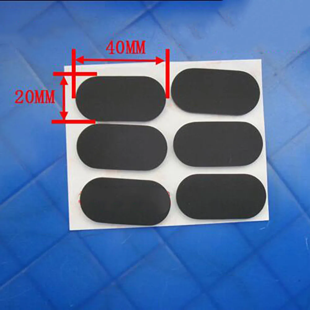 

10Pc Thickness 1.5/3mm Anti-slip Self Adhesive Silicone Rubber Feet Pad Shockproof Oval Mat Protectors For Keyboard Base Cabinet