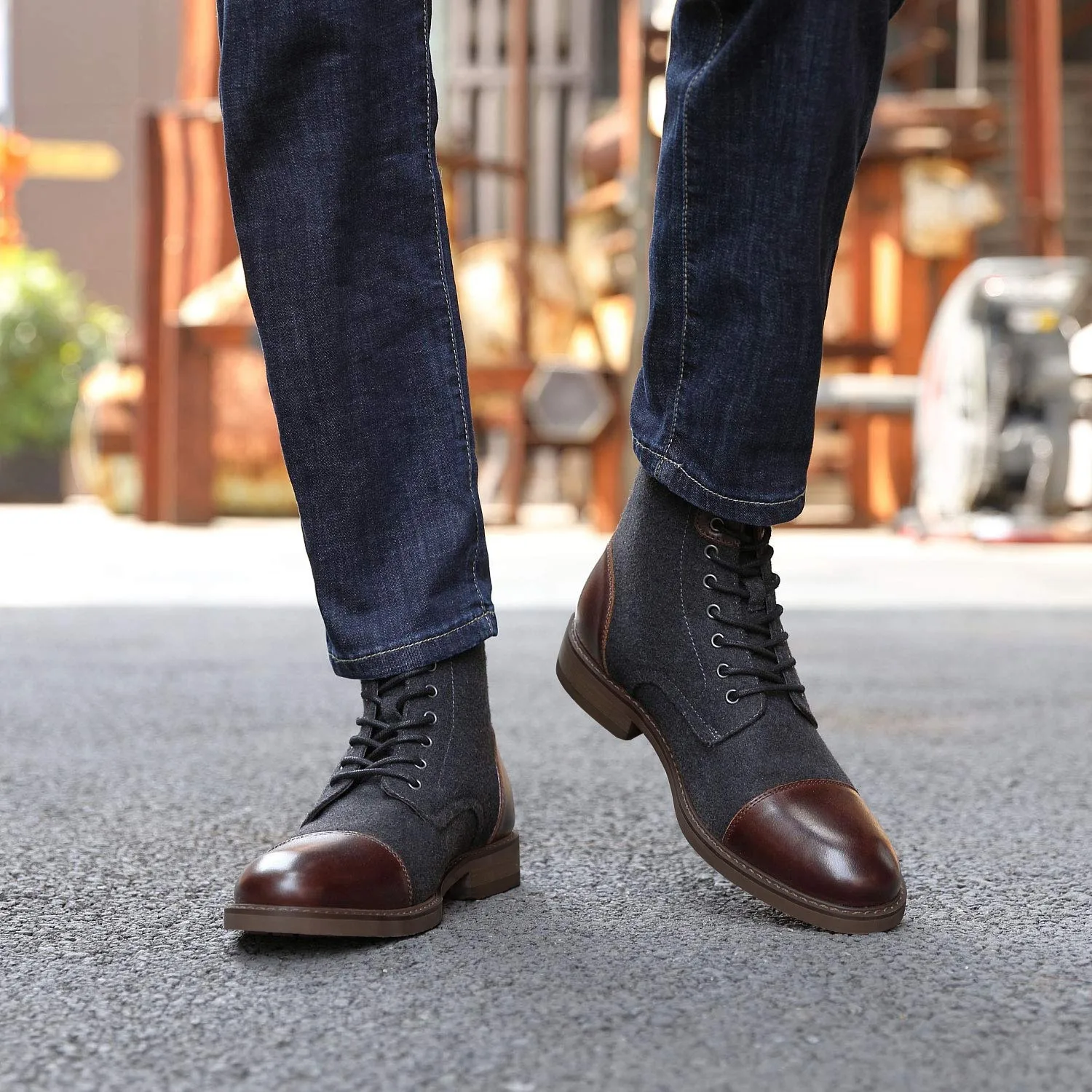 size 39-48 ankle shoe for man casual business shoes dress boots zapatos oxfords