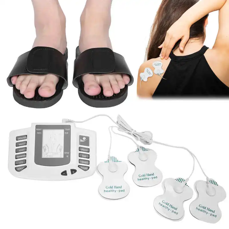 Smart Foot Massager Digital EMS Tens Foot Reflexology Acupuncture Therapy Massager Acupuncture Cobblestone Massager Stone Shoes