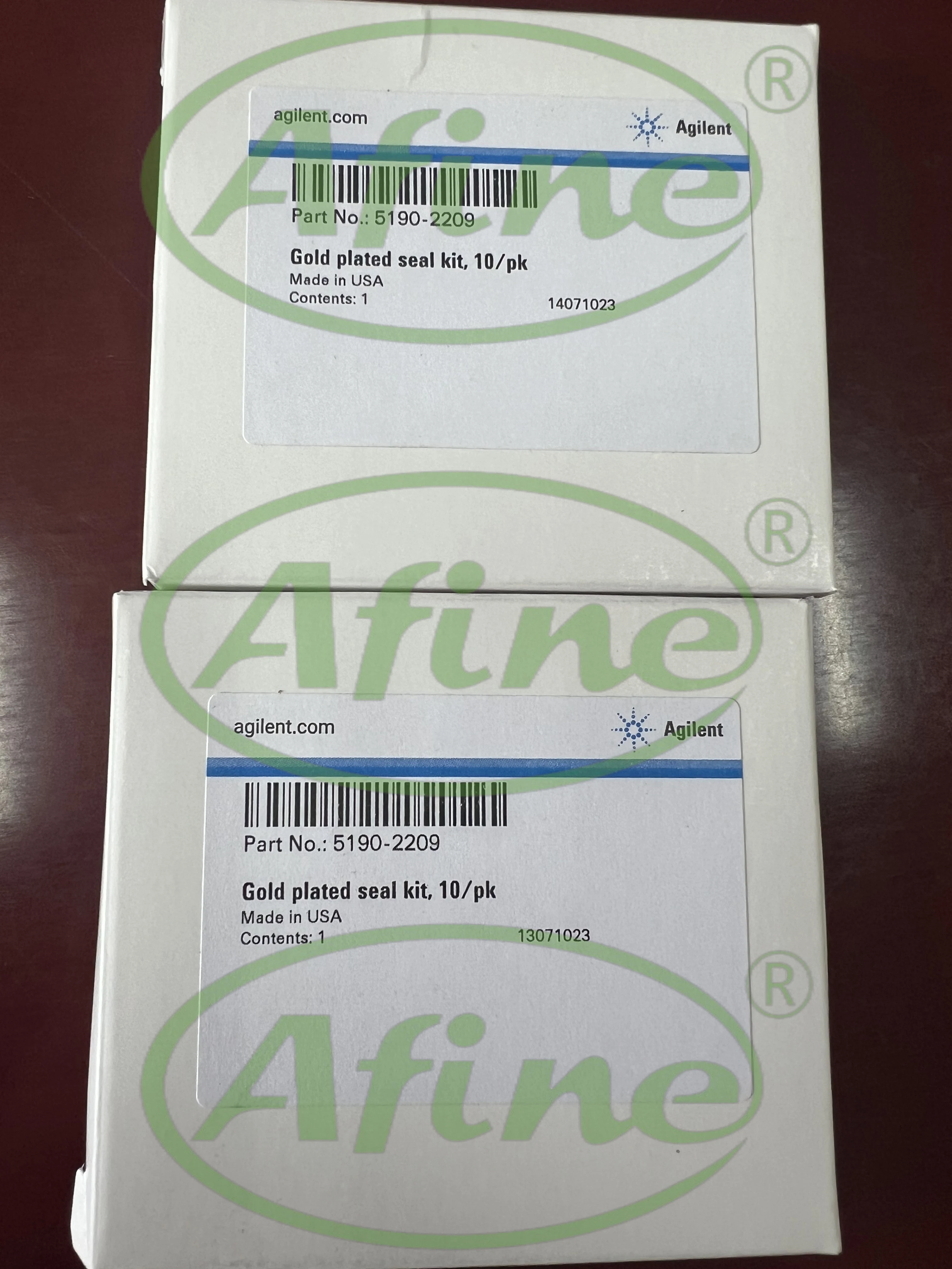 

AFINE Agilent Split Splitless Inlet Gold Seals for GC 5190-2209 Gold Plated with Washer 10/pk