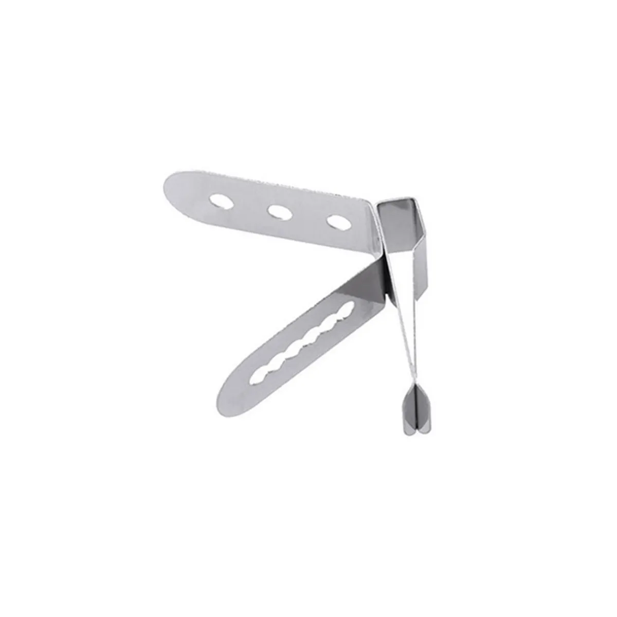 1Pcs Thermometer Probe Clip Holder Stainless Steel Food Grade Temperature Fixation for Meat Grill Oven Precise Measurement