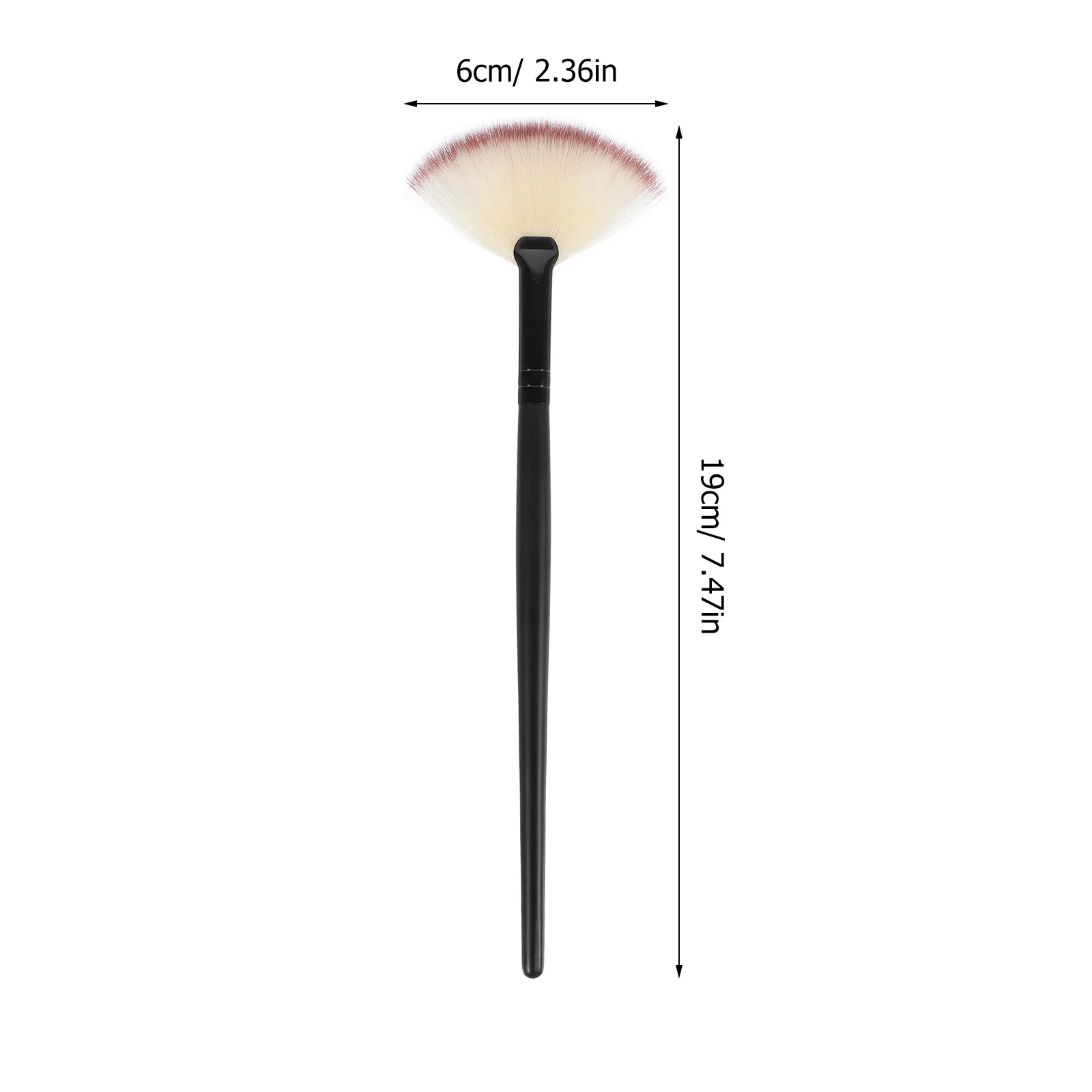 Exquisiter Gesichtspuderpinsel mit Holzgriff, hochwertiges Material, weiche Borsten, kein Ausfallen, Make-up-Zubehör, Textmarker, Rougepinsel