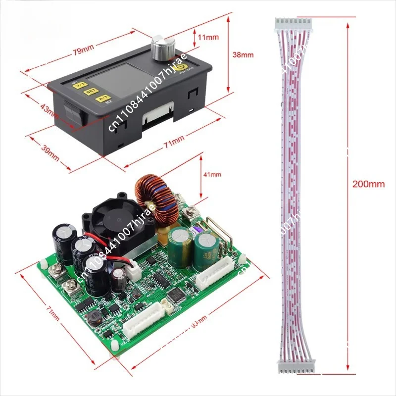 DPS5015 USB AC-DC Step Down Converter 750W 50V 15A Digital Voltmeter Ammeter Adjustable DC Buck Power Supply Module