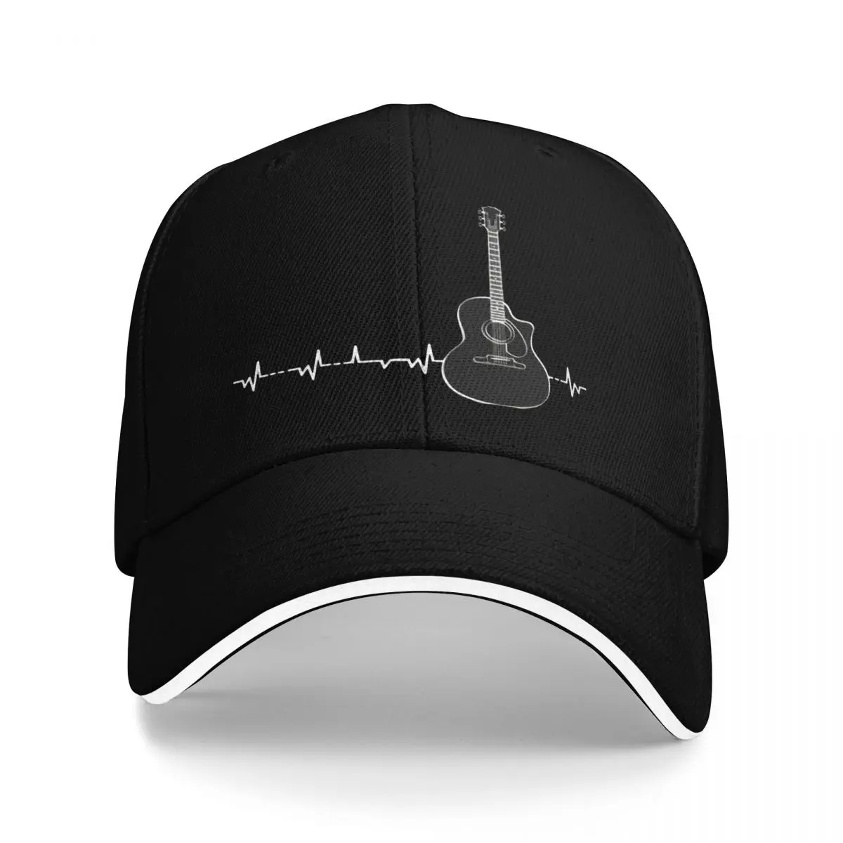 Guitar Heartbeat Pulse Guitarist Player Cap Men Women Hat Sports Caps Men's Baseball Cap Man Hat Baseball Cap