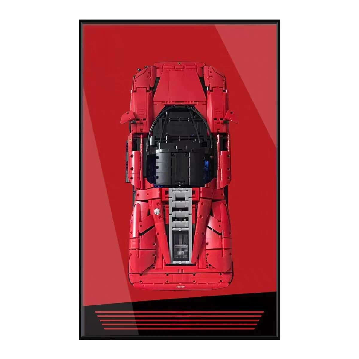 

NEW Photo Frame Display Wallboard For LEGO 42143 Ferrari - DAYTONA SP3 Car Model Photo Frame Adult Collectibles Wall Mount Frame