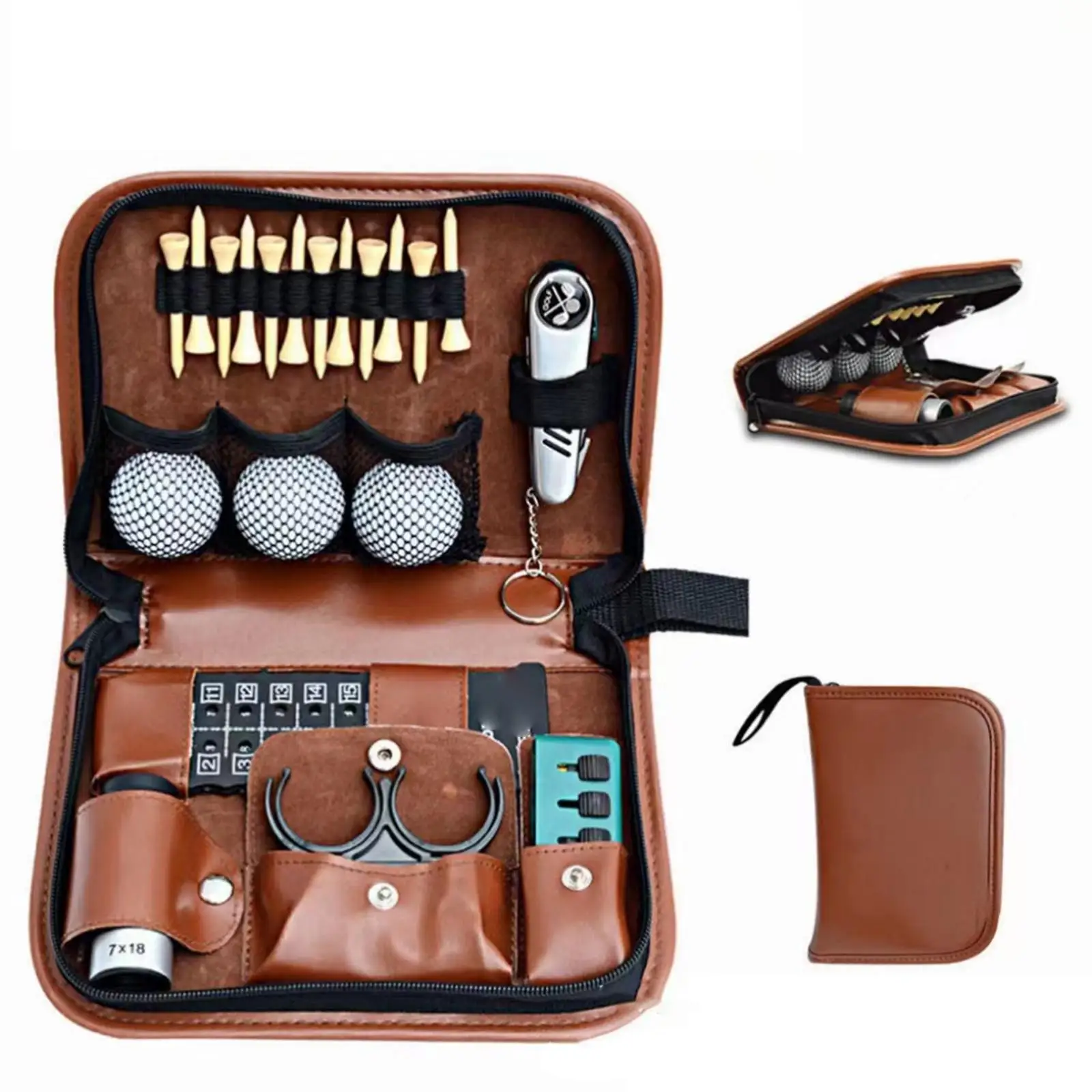 Golf Accessory Case Golf Ball Bag Unisex Water Resistant Lightweight Handbag