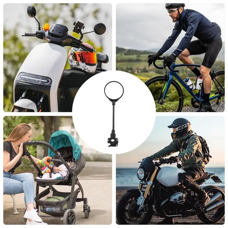 Baby Stroller Convex Security Mirror, Jogging Anexo Espelho, fácil de instalar