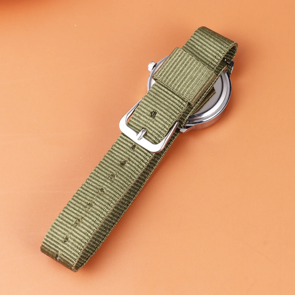 

Cartoon Watch for Kids with Green Nylon Strap Accurate Quartz Timekeeping Adjustable Fit Perfect Christmas School Gift Wrist