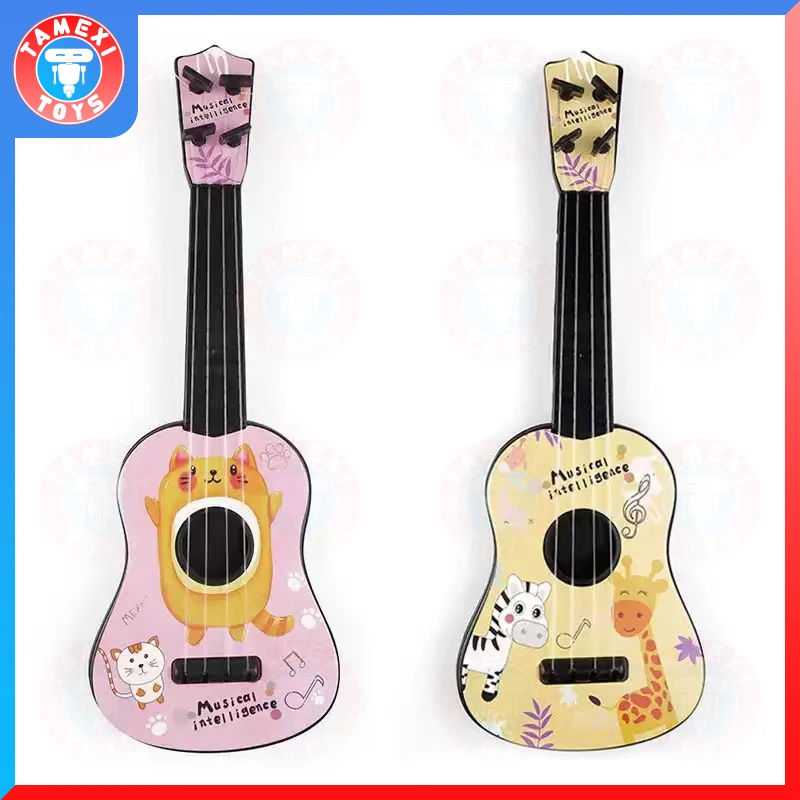 Mini ukelele de juguete para niños y niñas, instrumento educativo de guitarra, regalos para niños