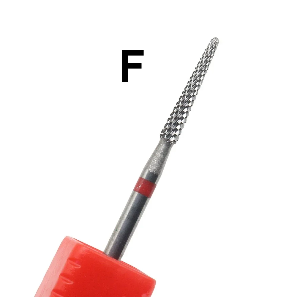 Brandneue Wolframstahl-Nagelbohrer, Pediküre-Hartmetallfräser für Nagelfeilen, Maniküre-Fräser, Nagelkunst-Werkzeug