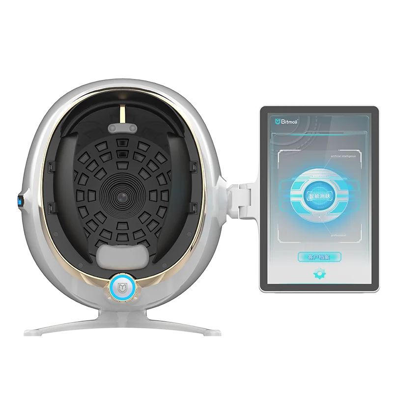 最新のポータブルAIマジミラー モジ スキンアナライザー 3D顔スキャナー 肌分析機 顔肌分析機