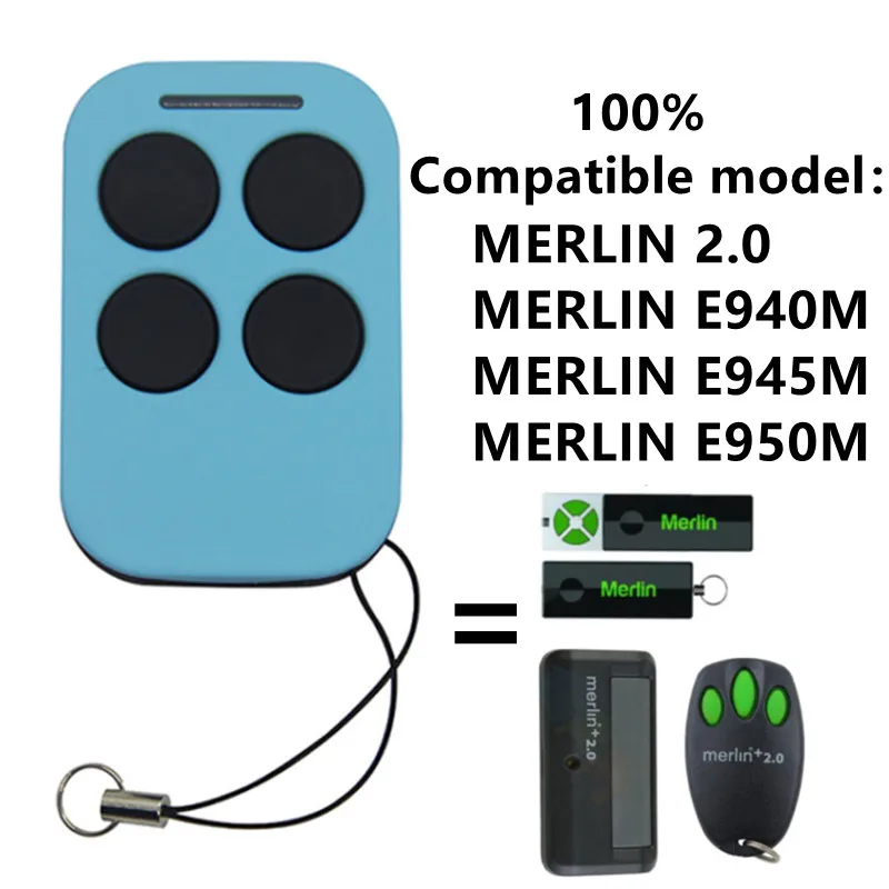 Garage Door Opener Gate Remote Control For Merlin M842 M832 M844 Chamberlain Merlin+ C945 Suit MR650 MR850