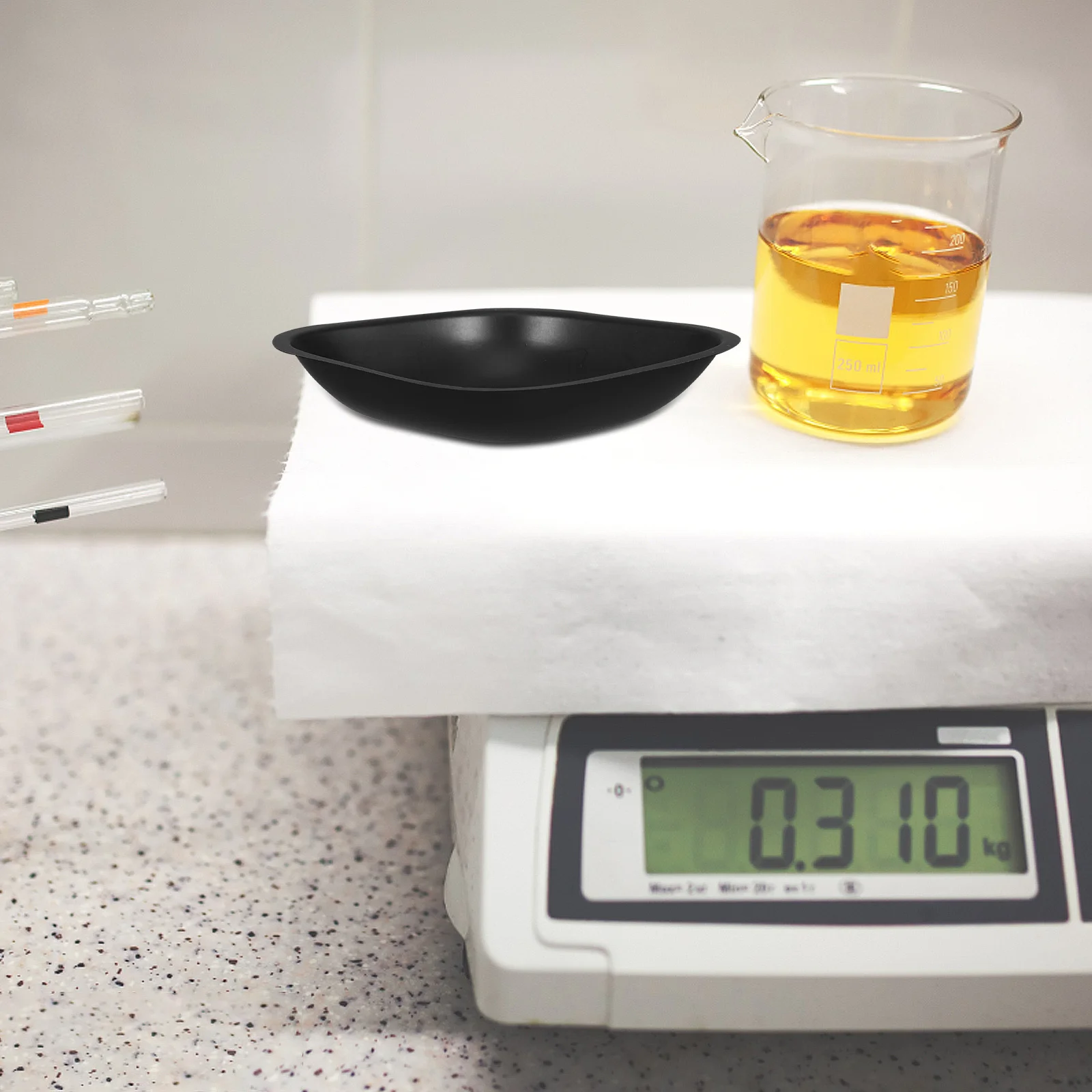 

30pcs Plastic Weigh Boats 7/100/330Ml Flat Base Anti-Tip For Lab Epoxy Powder Liquid Food Sample Measuring Small Scale Tray