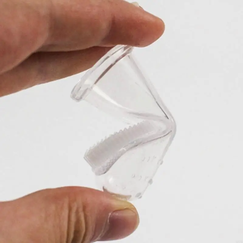 68UC Conveniente Pet Finger Ceprush dientes Alimento Alivio incomodidad dentición