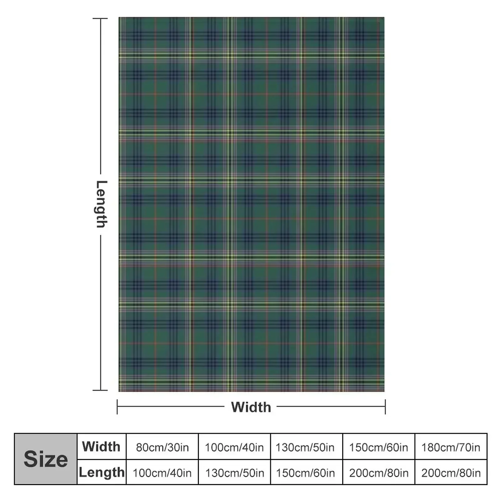 Clan Kennedy Tartan Throw Blanket blankets ands Extra Large Throw Furrys Polar Blankets