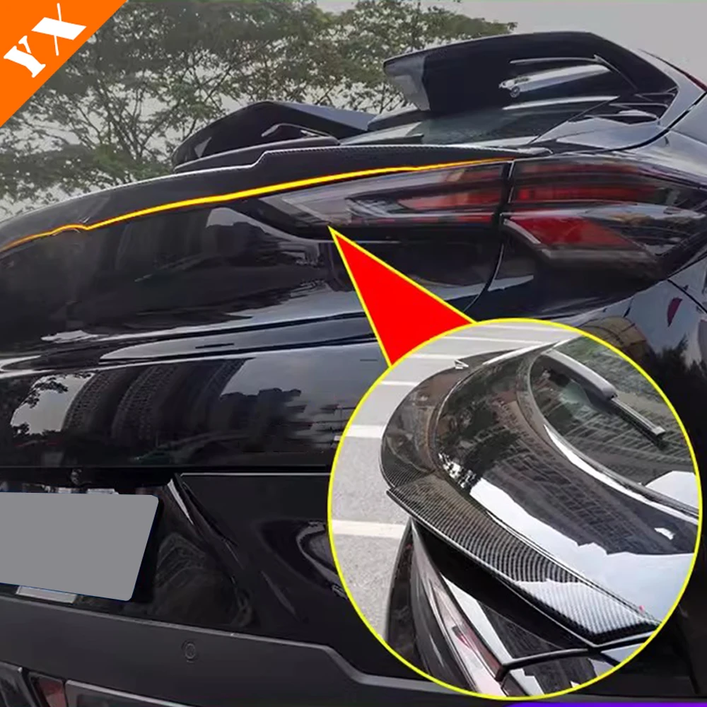 For Changan UNIT UNI-T 2020-2024 Accessories Carbon Car Sports Tail Wing Fixed Wind Reduces Air Resistance Roof Fixed Wing
