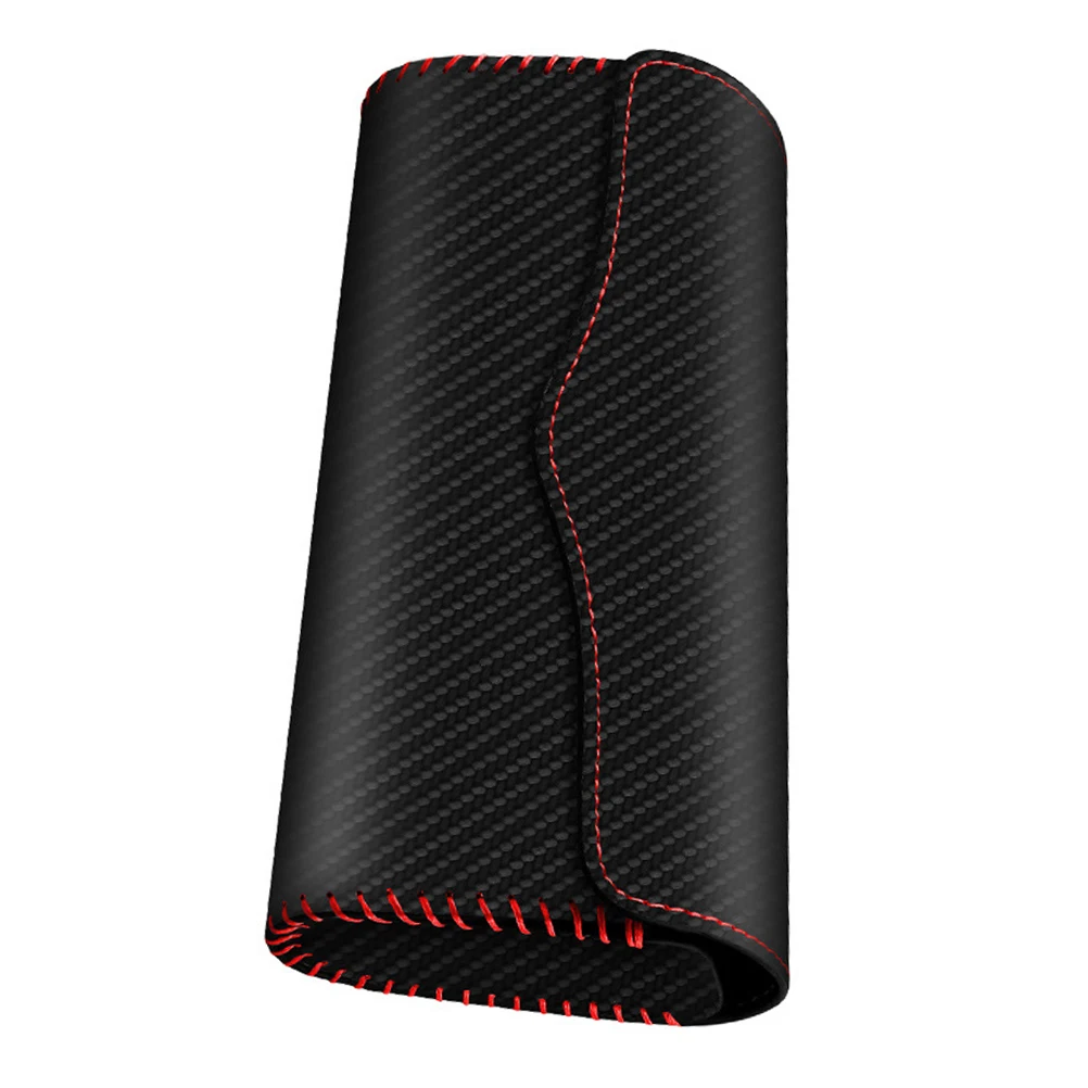 

Car Visor Sunglasses Organizer Carbon Fiber Texture Durable Clip-on PU Material Eyeglasses Holder Car Visor Holder