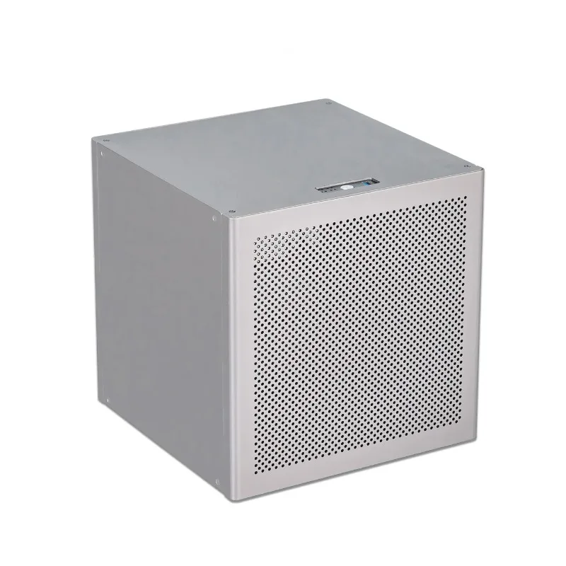 Auriga 6-Disk NAS Chassis 2mm Anodized Aluminum MATX ATX Power Flying Bull Black