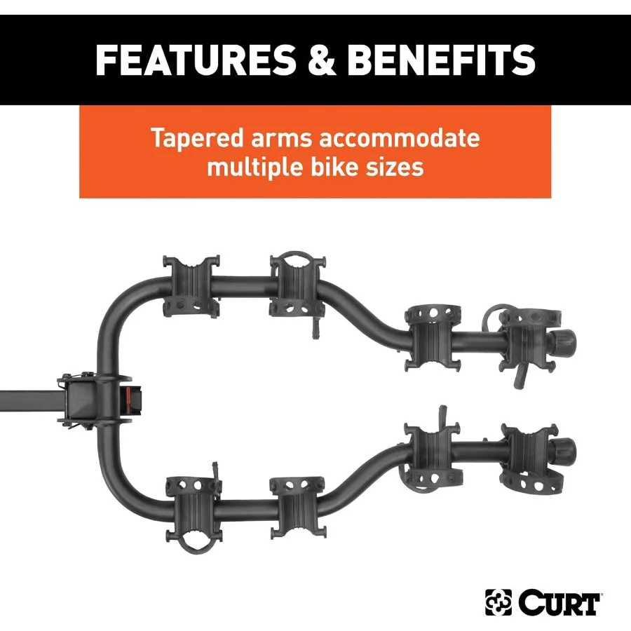 حامل حامل الدراجة ذو وصلة مقطورة ممتازة 18064 يناسب جهاز استقبال 2 بوصة لنقل آمن ومريح لـ 4 دراجات في فاريو #4