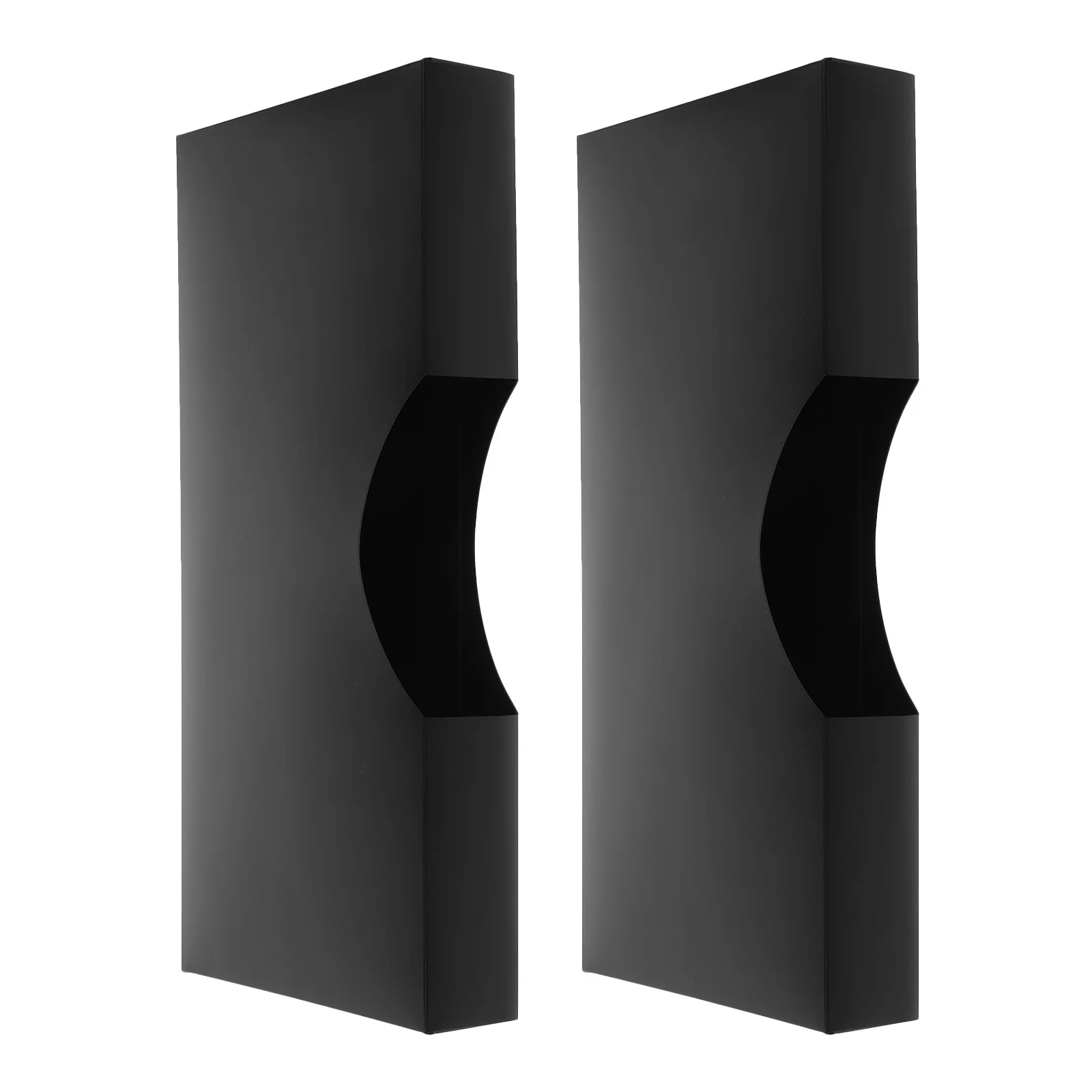 

2Pcs Table Top Glove Organizer Clear Storage Box for Gloves Tissues Quick Dispensing Lab Kitchen Office Garage Space-Saving