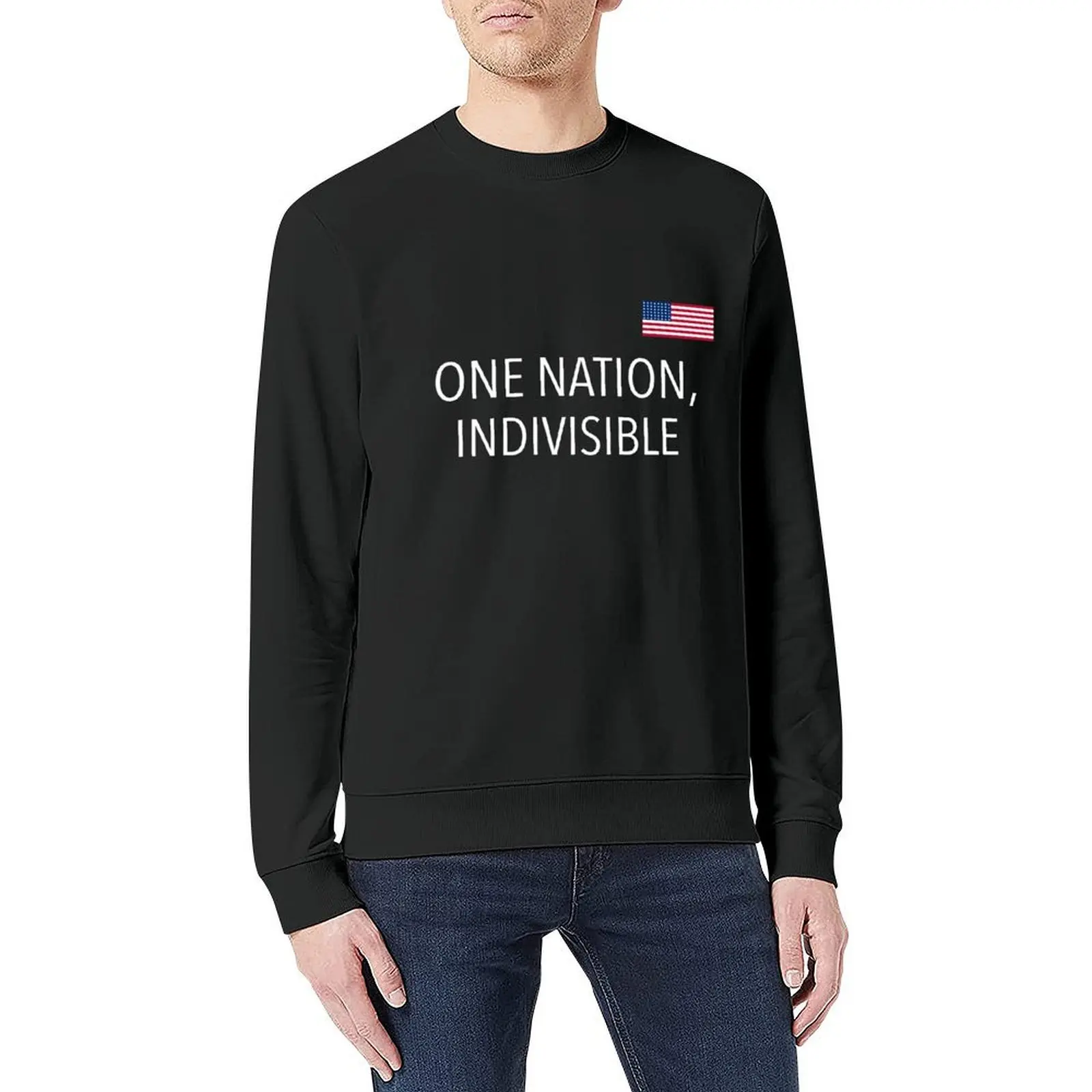 One Nation، بلوفر فردي، ملابس الخريف، ملابس الرسوم المتحركة، ملابس النمط الكوري، ملابس رياضية، سويت شيرت