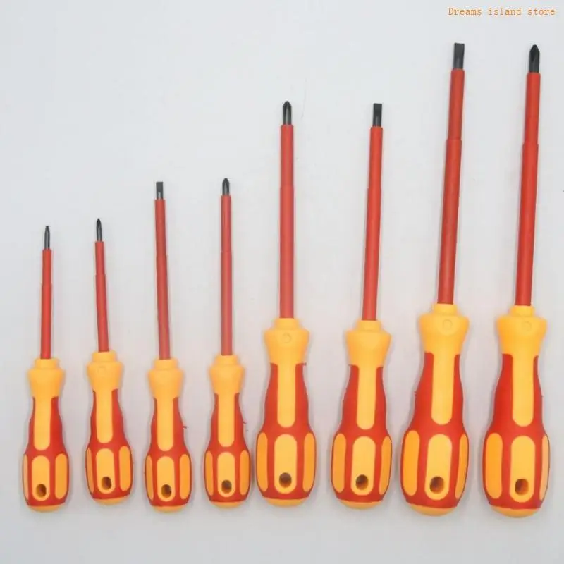 9 في 1 أداة مفك البراغي المغناطيسية المعزولة لعشاق DIY والفنيين ضمان عمليات آمنة ومريحة HX6C