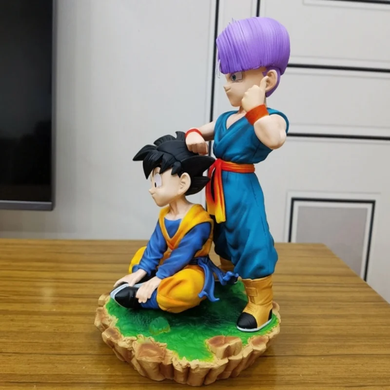 In Stock Dragon Ball Z Son Goten Trunks Figure Super Saiyan Action Figures Pvc Statue Collection Model Toys Birthday Gift