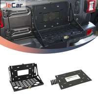 Car Tailgate Racks Rear Door Foldable Shelf Luggage Carrier For Jeep Wrangler JL/JK 2007 Up Trunk Shelving Car Accessories