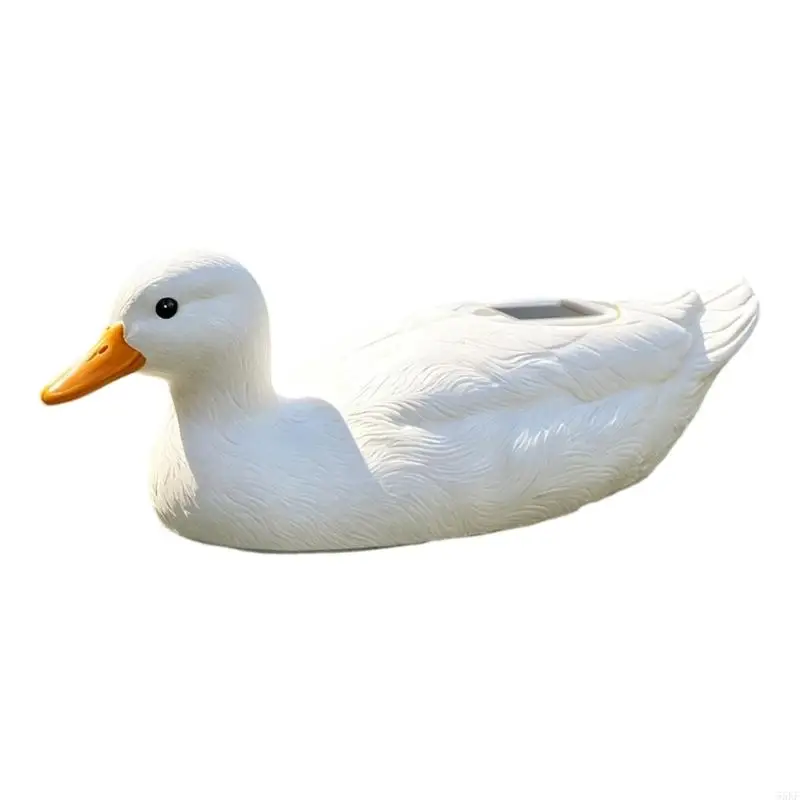 Water Feature Floating Light with Solar Charging Waterproof Solar Duck Ornament 55KF