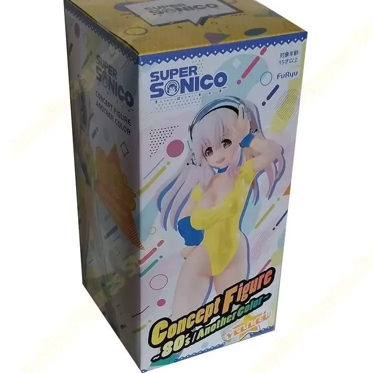 [In Stock] Original Genuine FuRyu Super Sonico Cartoon Action Figure PVC Action Anime Collectible Toy Figures Desktop Gift Doll view 5