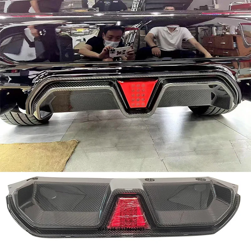 

High Quality CS Style Dry Carbon Fiber Rear Bumper Lip for M5 F90 G30 Cs Style Rear Diffuser 2017-2023