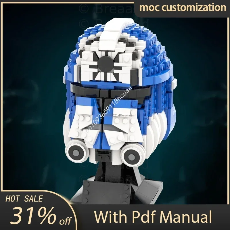 

Moc 686 шт., шлемы Star Battle Джесси, модель строительных блоков, кирпичи, обучающие сборки «сделай сам», игрушки для детей, рождественские подарки