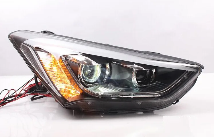 HID,2013~2015,Car Styling,IX45 Headlight,Solaris,accent,Elantra,Genesis,i10,i20,santa fe,tucson,lantra;IX45 head lamp