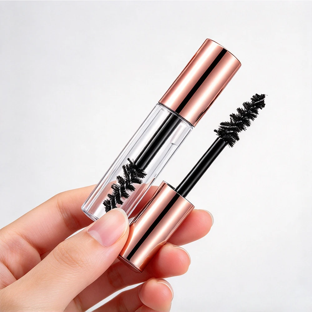 Portable 100/200Pcs 2ml Mascara Tube with Eyelash Wand Eyelashes Small Sample Bottle Cream Mini Empty Container for DIY Cosmetic