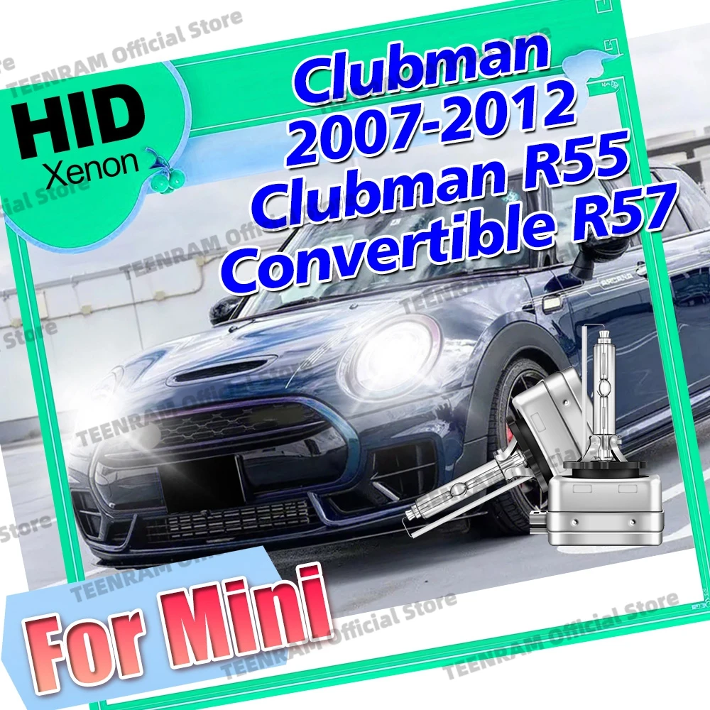 

2x HID Xenon Headlight D1S D1 Bulb 6000K 8000K 10000K For Mini Clubman 2007-2012 Clubman R55 Convertible R57 2009 2010 2011 2012