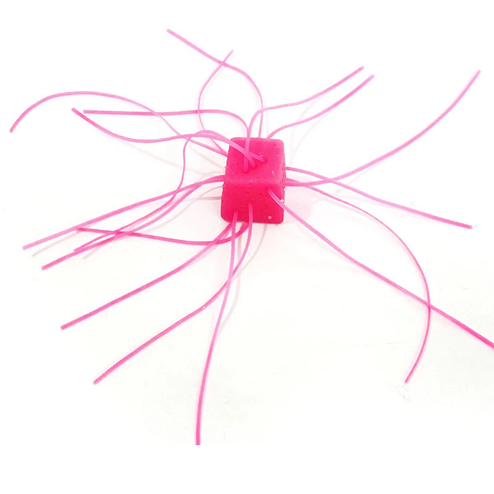 10Pcs TPE Floating Lure with Whisker-Like Extensions for Increased Attraction During Slow Retrieval Techniques
