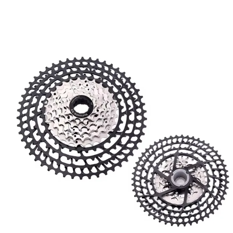 

YTYIN SUNSHINE 10-Speed Black Ultralight Mountain Bicycle Flywheel 11-50T Cassette Freewheel Part for GX HG for MTB