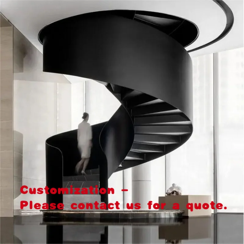 

custom.Side Panel Staircase Designed As a Sculptural Modern Interior Spaces