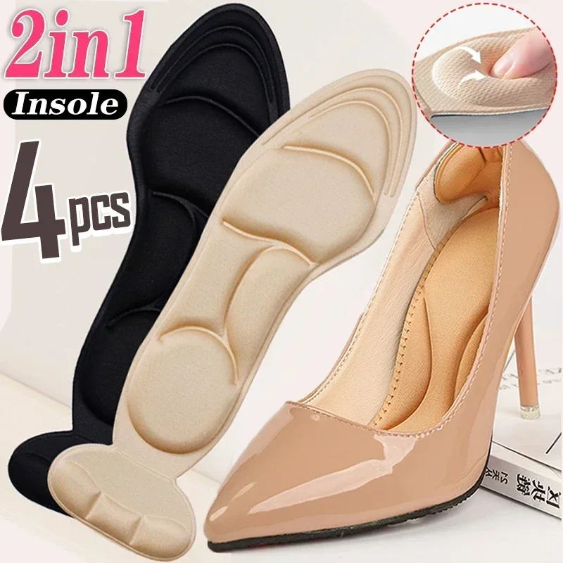 7 In 1 Memory Foam Insoles Women High-heel Shoes Insoles Anti-slip Cutable Insole Comfort Breathable Foot Care Massage Shoe Pads image 3
