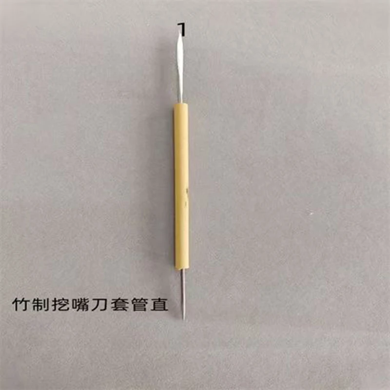 Teapot Spout Making Tool - Bent Clay Sculpting Tool for Hollowing and Carving - DIY Craft Tool for Zisha Pottery