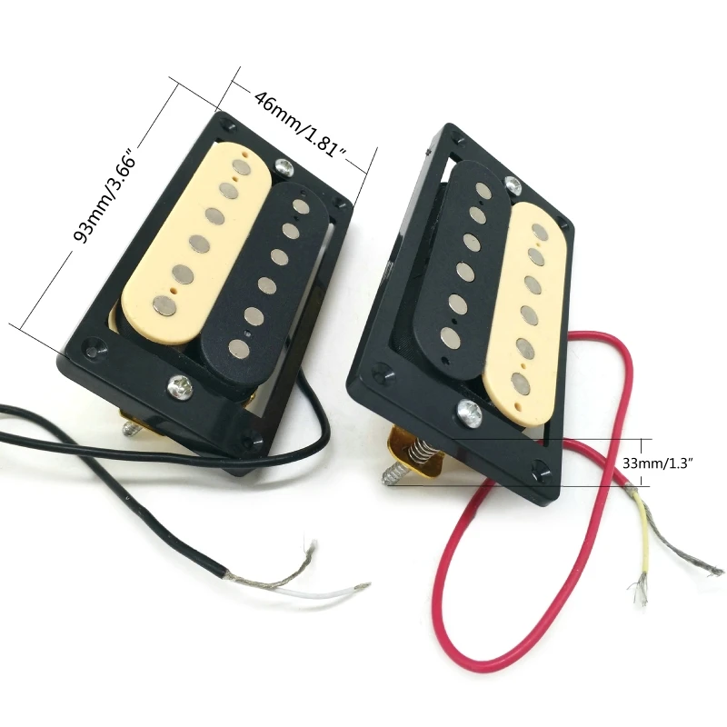 Electric Guitar Pickup, Pickup, Double Hump,Electric Guitar, 50/52mm, Neck Bridge, Pickup