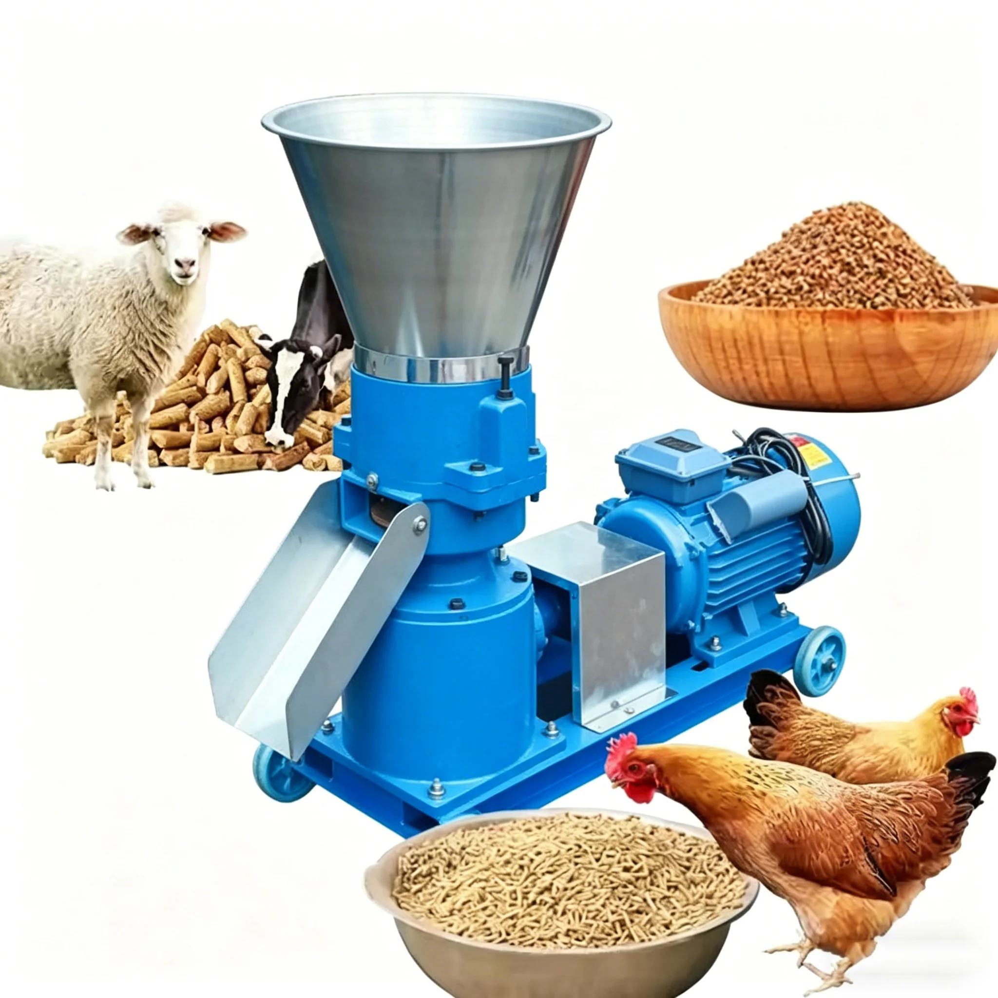 High Capacity Animal Poultry Farm Production Pelletizer Making Processing