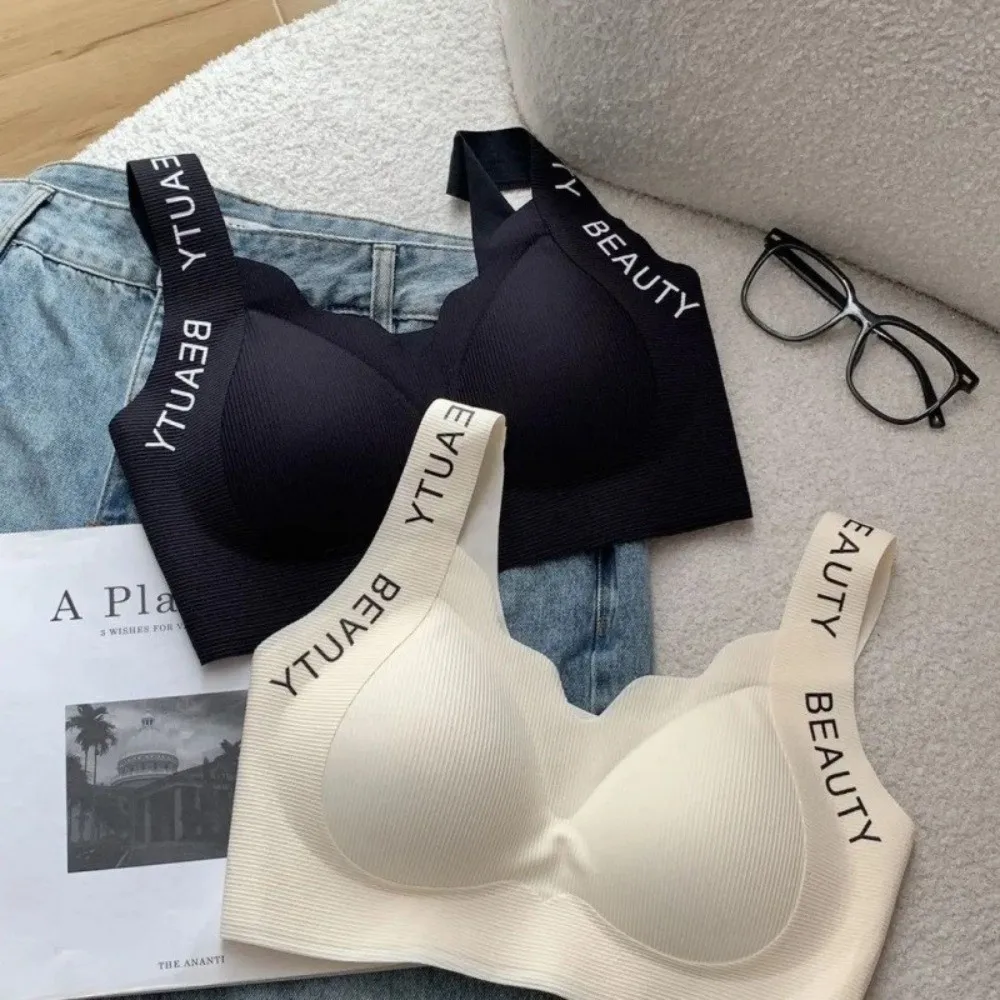 

Fashion Close-fitting Seamless Bra Shockproof Beautiful Back Wireless Bra Underwear for Women Running